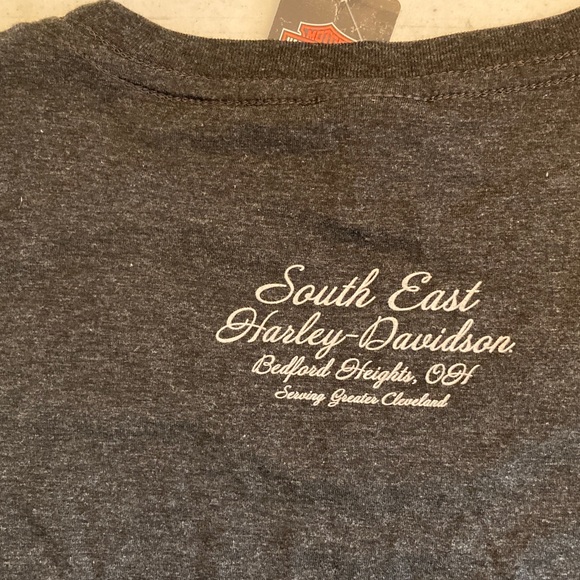 Harley-Davidson Charcoal Tee with Logo - Picture 5 of 7